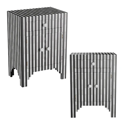 Bedside cabinets with LoftConсept inlay — Ver 2