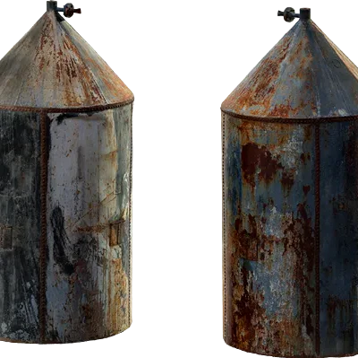 rusty grain silo 001 — Descargar
