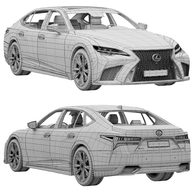 LEXUS LS F-Sport 2022 — Скачать