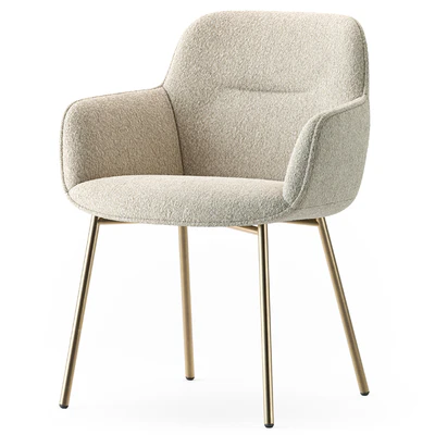Calligaris Cocoon metal legs armchair — Вид 7