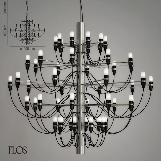 Flos 2097 50 Holder Chrome — Скачать