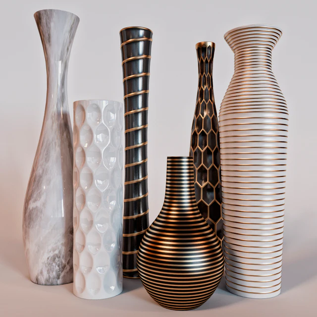Set of modern vases — Download