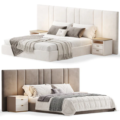 Futuro Bed with wide Headboard By Sensorsleep — Вид 5