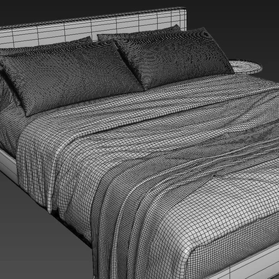 Bed Meridiani Stone Up — Ver 2
