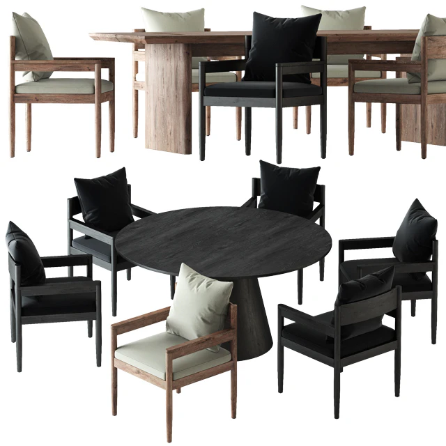 HARBOUR / ROZELLE DINING CHAIR AND TABLE — Скачать