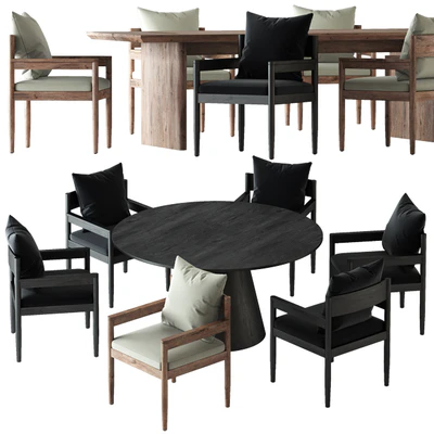 HARBOUR / ROZELLE DINING CHAIR AND TABLE — Вид 2