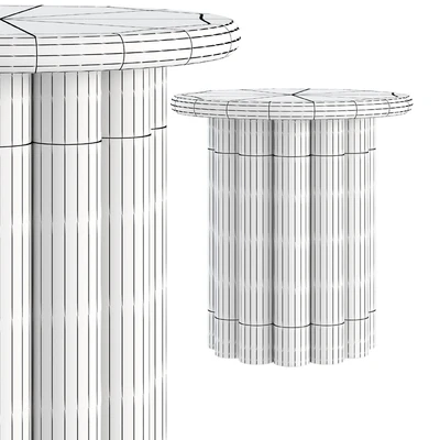 Coffee table Corner Design Unique grey — Вид 2