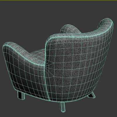 Fritz Hansen  Easy Chair  in Beige Sheepskin  Model 1669  1930s — Вид 5