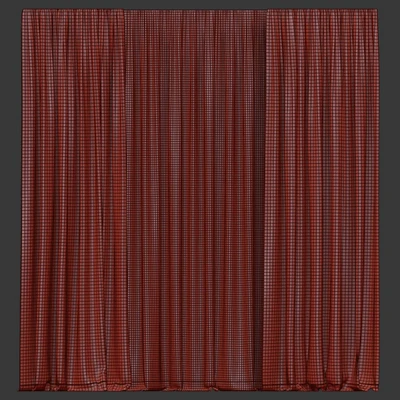 Curtains with tulle — Ver 4