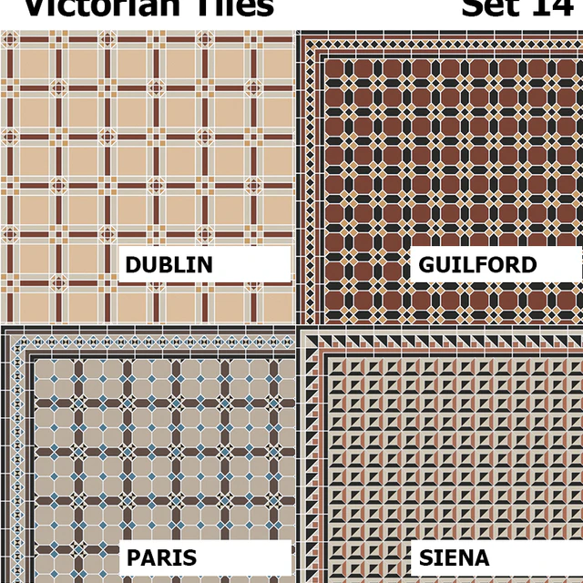 Topcer Victorian Tiles Set 14 — Descargar