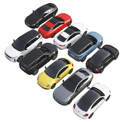 Low Poly Cars Set — Ver 3