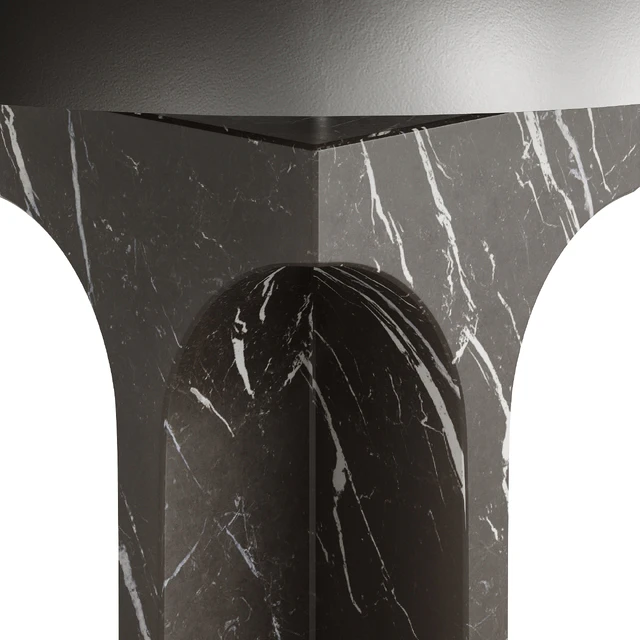 FENDI ROXIE TABLE LAMP MARQUINA BLACK MARBLE — Descargar