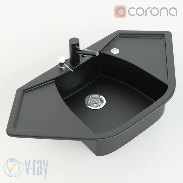 Corner sink Corax — Descargar