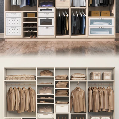 Set for clothes and shoes cabinet — Ver 2