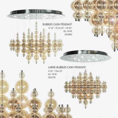 (LARGE) BUBBLES CASH PENDANT — Вид 2