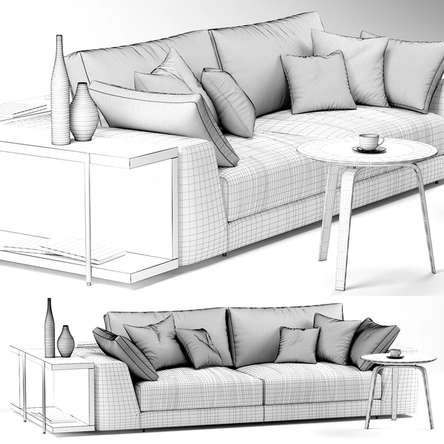 Argo gray sofa AG002 - MisuraEmme — Descargar