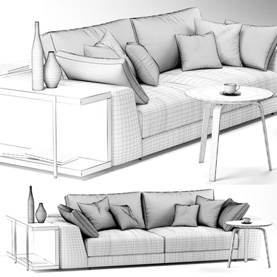 Argo gray sofa AG002 - MisuraEmme — Ver 3