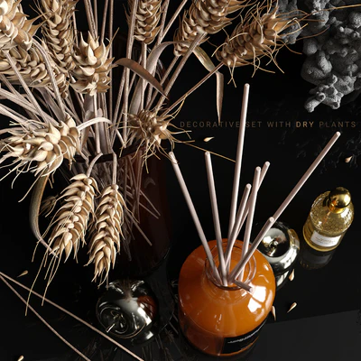Decorative set with dry plants — Вид 2