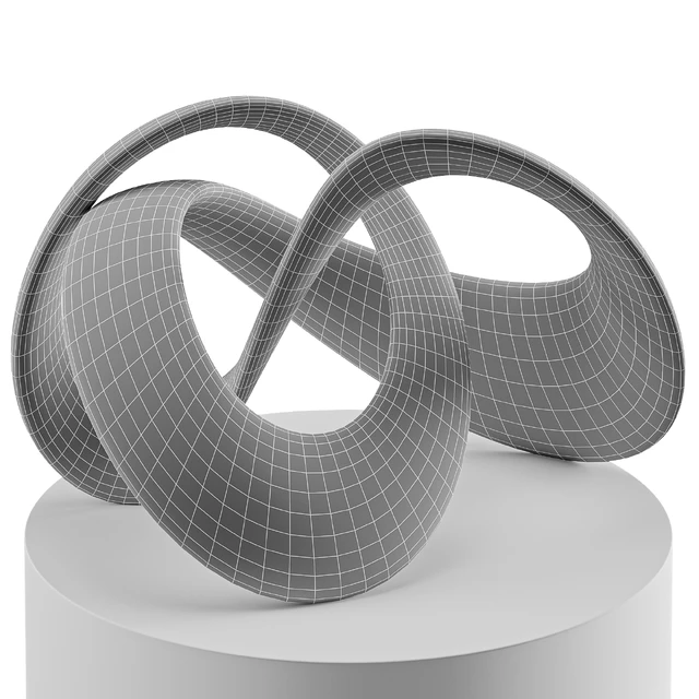 Abstract sculpture Mobius — Descargar