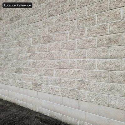 split face running concrete block wall texture — View 3