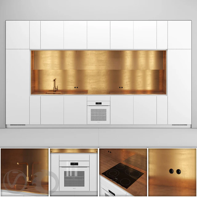 Direct NEL kitchen with brass — Descargar