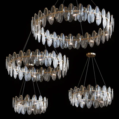 Pendant chandeliers REEGNORA and REEGNORA L by Lampatron — View 3