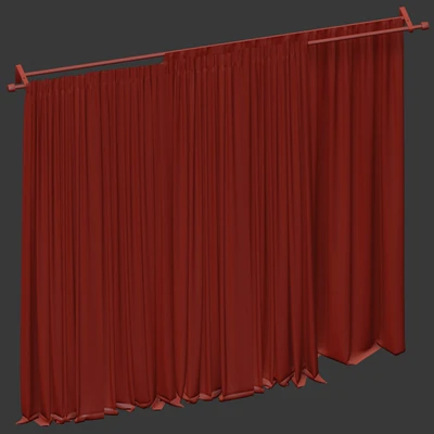 Curtains with tulle. — Ver 2