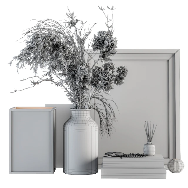 Decorative Set with Bouquet - Set 62 — Descargar