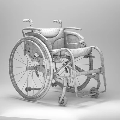 Invalid wheelchair. Wheelchair Ortonica S3000 — Ver 3
