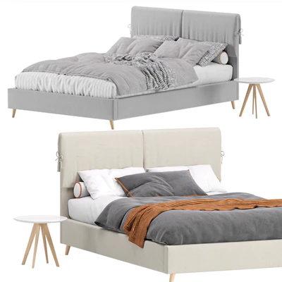 Bed Siteno Minced 140 Barhat Beige by Divan.ru / Bed Siteno — Ver 6