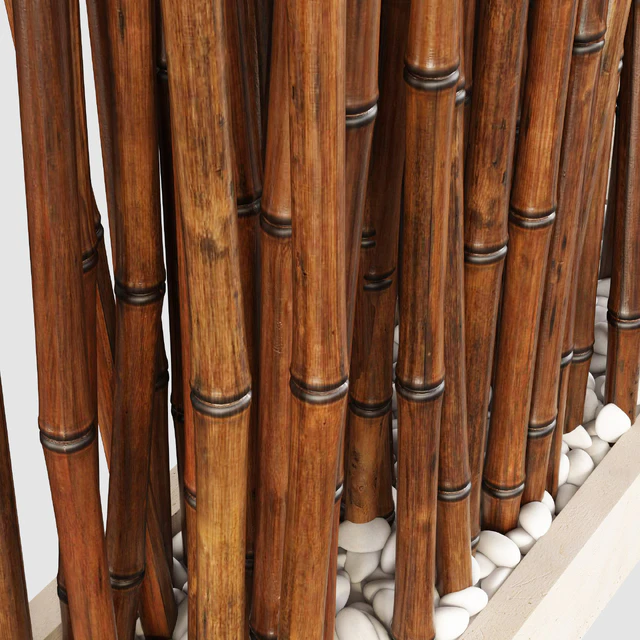 Bamboo low  decor small pebble n4 — Скачать