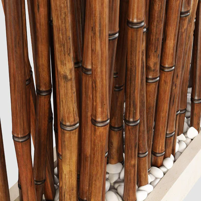 Bamboo low  decor small pebble n4 — Вид 5