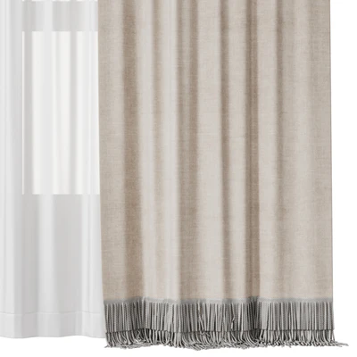 Curtain 009 / Curtains with fringes — View 3