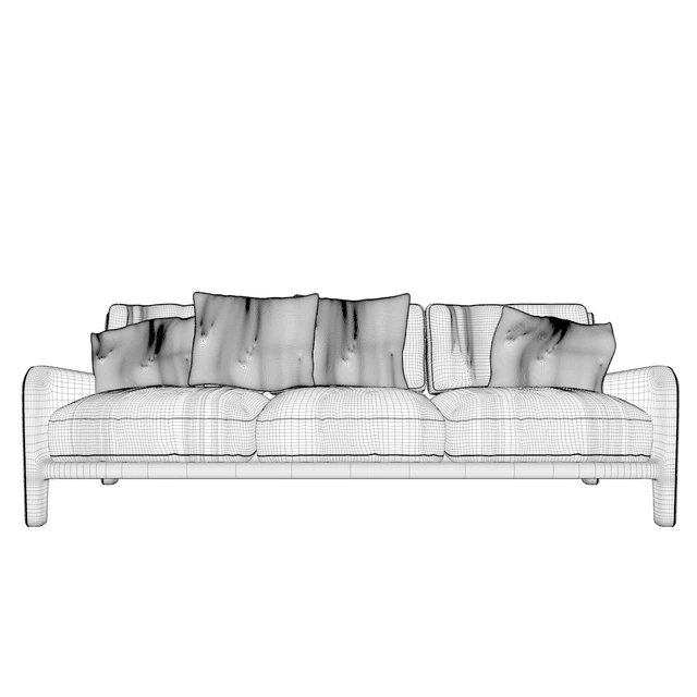 Sofa Meridiani FORREST SOFT SOFA — Descargar