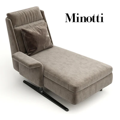Шезлонг (кресло) Spencer Chaise Longue от Minotti — Вид 1