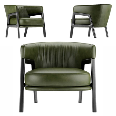 Armchair Poltrona Frau DUO — Ver 3