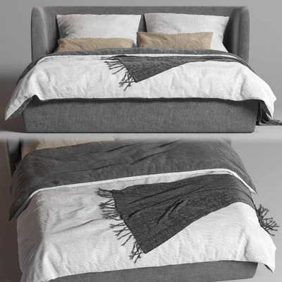 Rolf Benz 1400 Tondo Fabric Double Bed — Вид 3