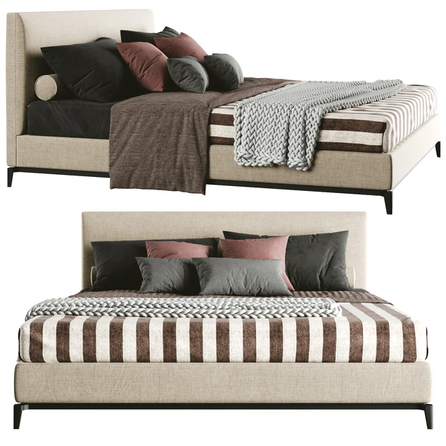 Andersen Bed by Minotti — Скачать