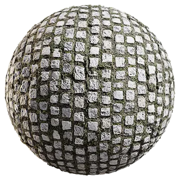 grassy cobblestone 001 — Скачать