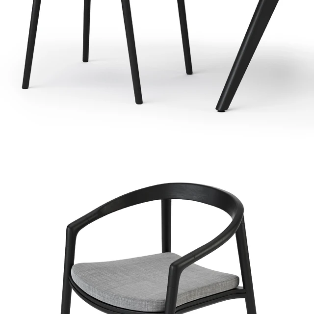 MANUTTI Torsa Table & Solid Chair — Download