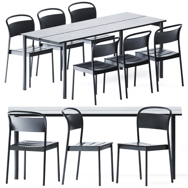 Linear Steel Table by Muuto — Descargar