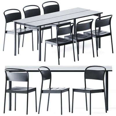 Linear Steel Table by Muuto — скачать