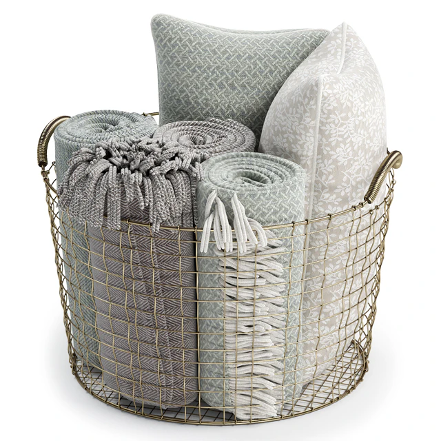 METAL BASKET DECOR 04 — Descargar