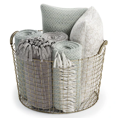 METAL BASKET DECOR 04 — Ver 1