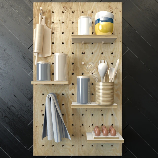 Wall-mounted Storage Panel — Скачать