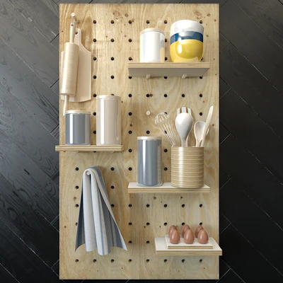 Wall-mounted Storage Panel — Вид 1