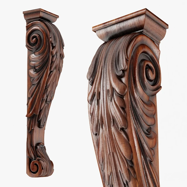 Wood Corbel-14 — Descargar