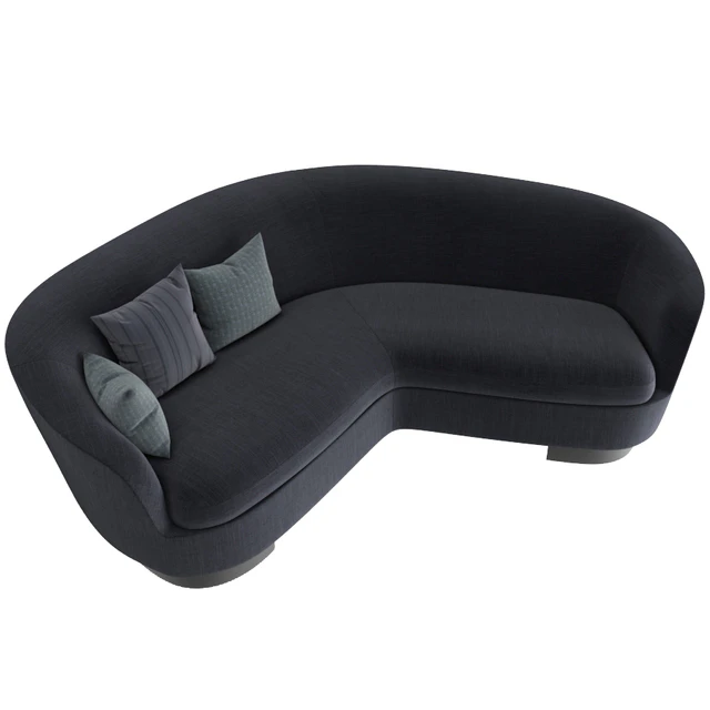 Minotti Jacques Curved Sofa — Скачать