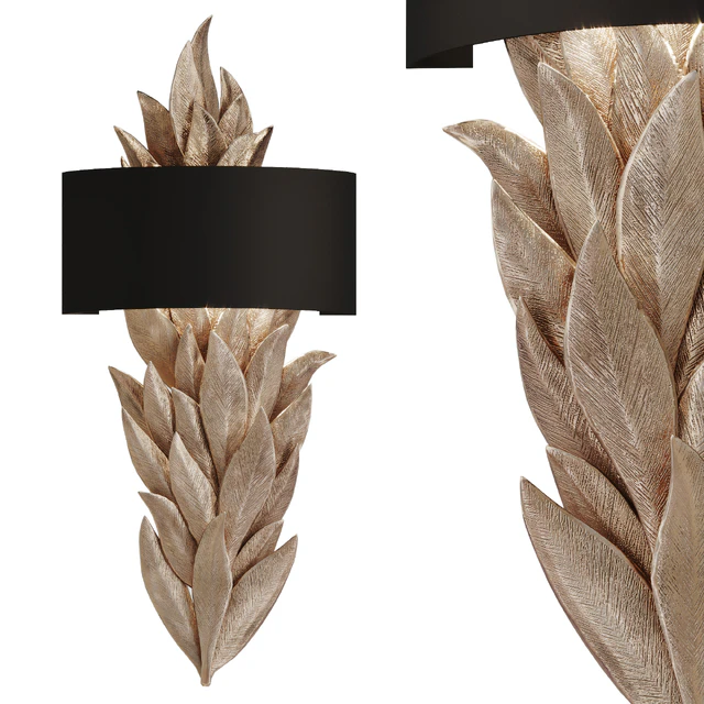 Leaf shaped wall lamp EVO S — Descargar