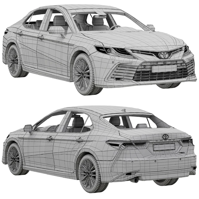 Toyota Camry LE Hybrid 2023 — Скачать